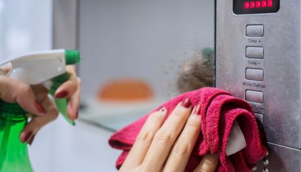 microwave cleaning (3) تميز كردن داخل مایکروفر
